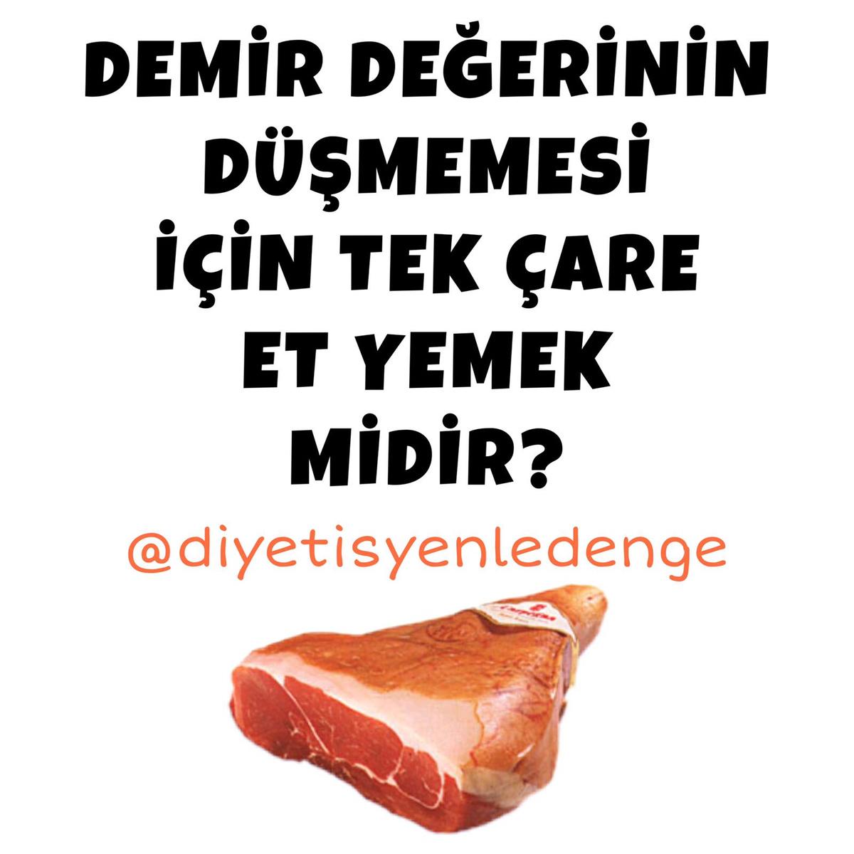 Demir Değerinin Düşmemesi İçin Tek Çare Et Yemek Midir?