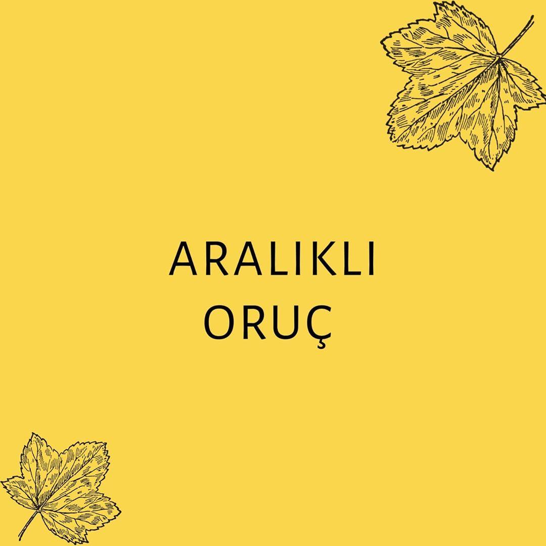 ARALIKLI ORUÇ - AnkaraDiyetisyenleri.com