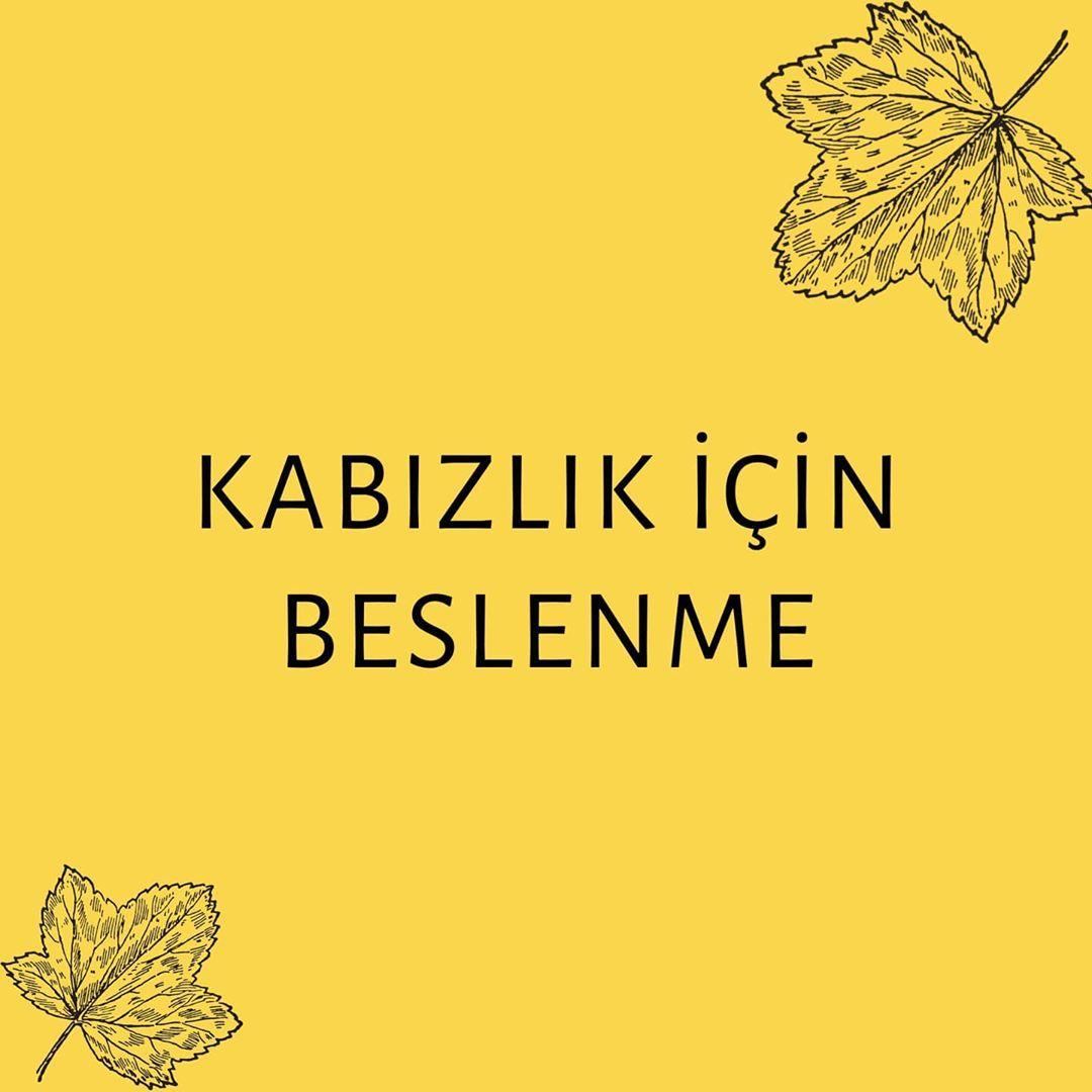 KABIZLIK İÇİN BESLENME