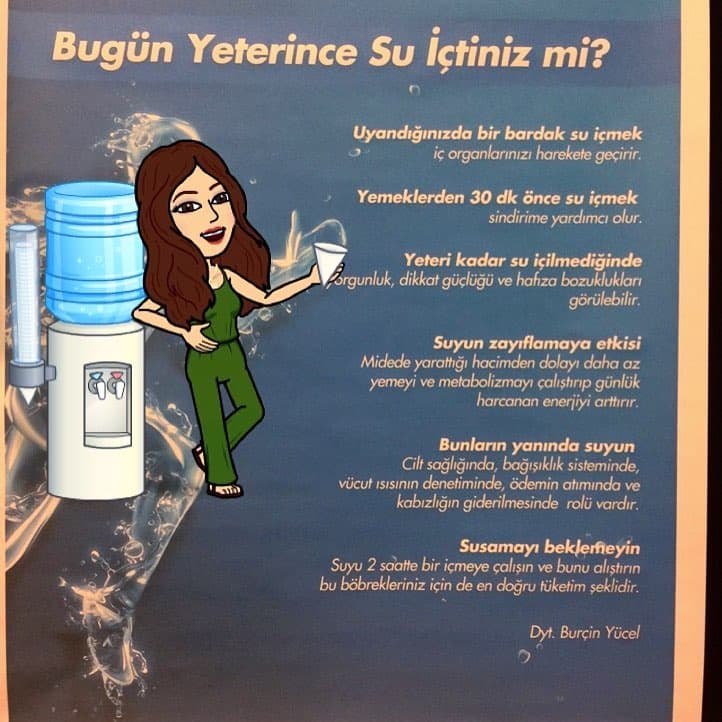 BUGÜN YETERİNCE SU İÇTİNİZ Mİ? - DİYETİSYEN ELMAS BURÇİN YÜCEL – ANKARA