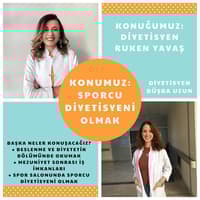 SPORCU DİYETİSYENİ OLMAK - DİYETİSYEN BÜŞRA UZUN – ANKARA