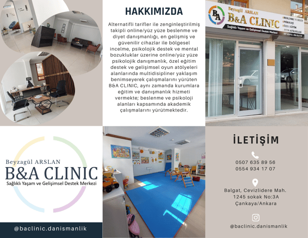 B&A Clinic Sağlık Yaşam ve Gelişimsel Destek Merkezi - 12. Fotoğraf