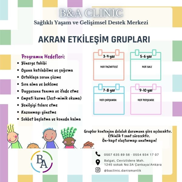 B&A Clinic Sağlık Yaşam ve Gelişimsel Destek Merkezi - 6. Fotoğraf