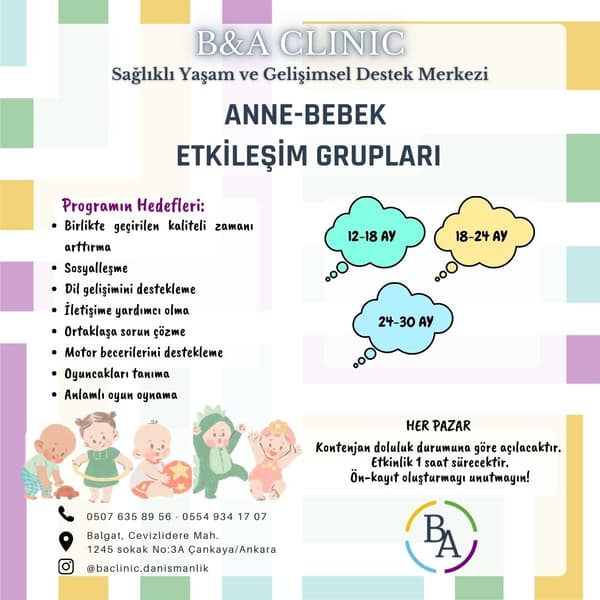 B&A Clinic Sağlık Yaşam ve Gelişimsel Destek Merkezi - 7. Fotoğraf
